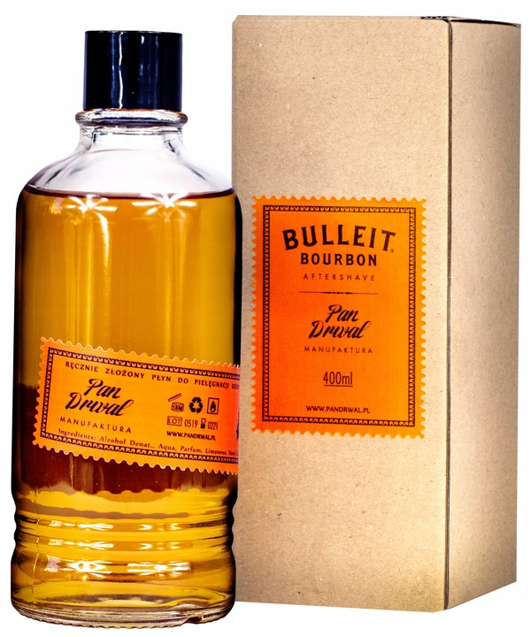 Pan Drwal Bulleit Burbon woda po goleniu Aftershave 400 ml