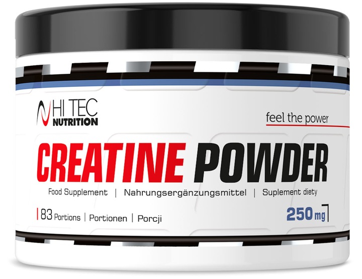 HI TEC Creatine Powder- 250g MONOHYDRAT MASA SIŁA