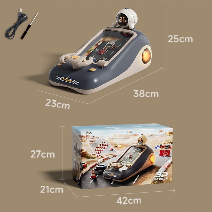 WYŚCIGI GRA KIEROWNICA INTERAKTYWNA MÓWIĄCA PL SYMULATOR JAZDY Chronometraż