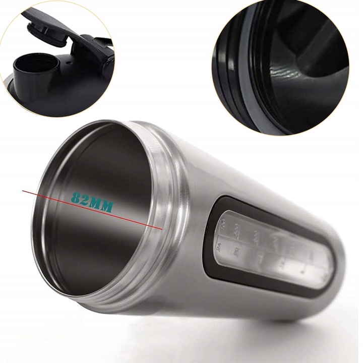 SHAKER 700ml BIDON BIAŁKO SZEJKER DO ODŻYWEK