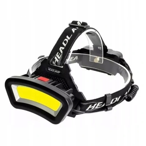 Czołówka 1000Lm akumulator 2400mAh LED COB czołowa latarka lampka lampa