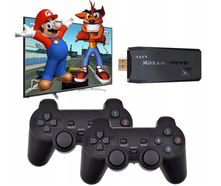 GRA TELEWIZYJNA HDMI KONSOLA RETRO 2 PADY