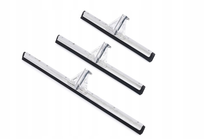 Ściągaczka do wody podłóg 55 cm CLINN stal nierdzewna + trzonek drewniany