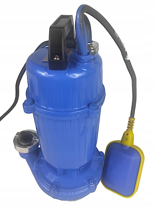 POMPA DO WODY BRUDNEJ CZYSTEJ ŚCIEKÓW Z PŁYWAKIEM SITO SITKO 2650W WĄŻ 20M