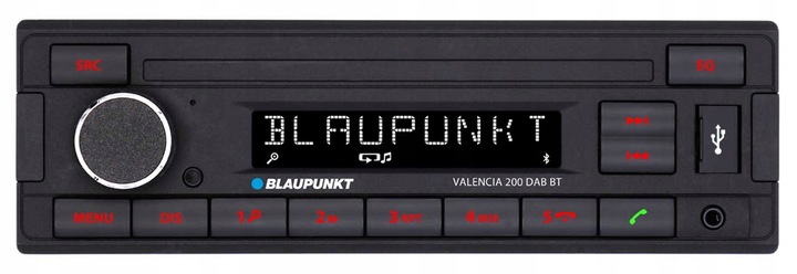 Blaupunkt Valencia 200 DAB radio samochodowe Bluetooth MP3 USB AUX