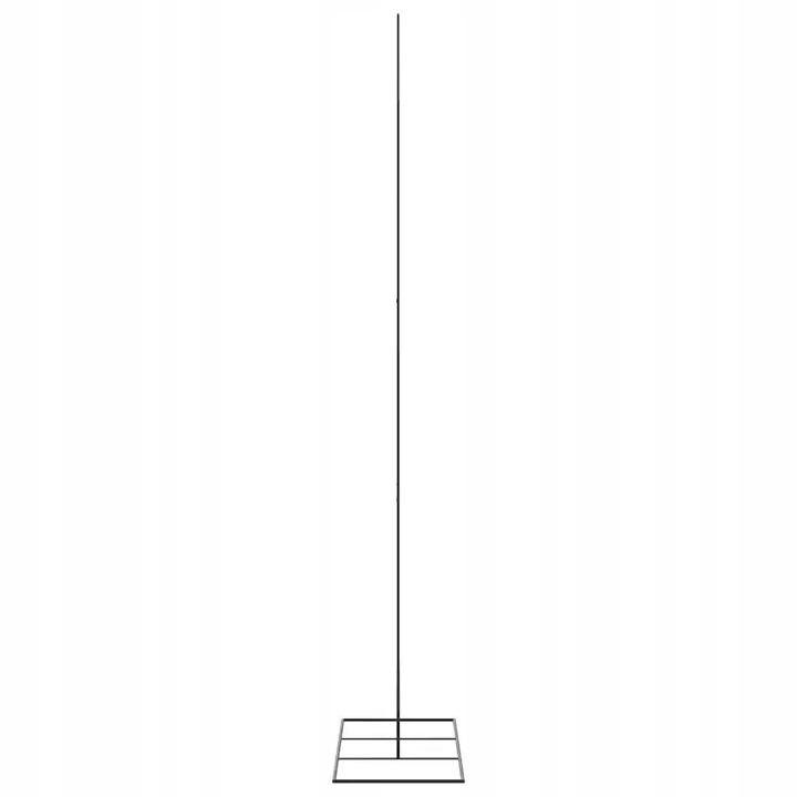 Metalowa choinka świąteczna, do dekoracji, czarna, 210 cm