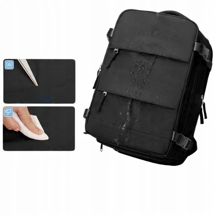 Plecak turystyczny 20-40 l czarny plecak szkolny