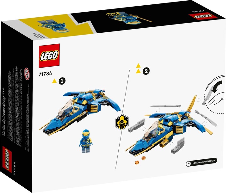 LEGO NINJAGO 71784 SAMOLOT JAYA NIEBIESKI NINJA