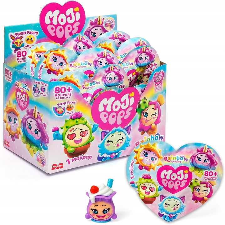 MagicBox - Moji Pops Rainbow - seria 5 - saszetka z figurką 5 sztuk