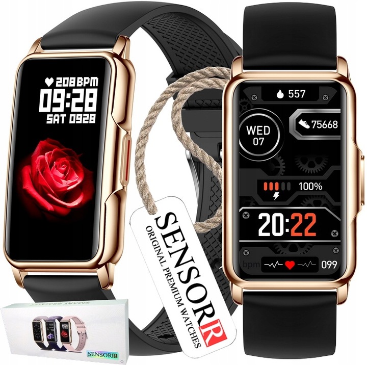 ELEGANCKI ZEGAREK DAMSKI SMARTWATCH SMARTBAND PL