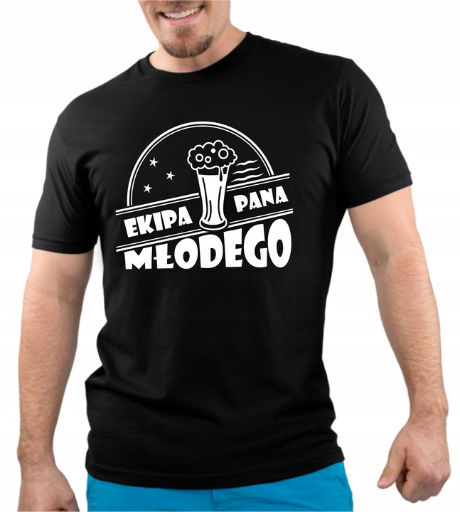 KOSZULKA MĘSKA T-SHIRT TSHIRT WIECZÓR KAWALERSKI PANA MŁODEGO PAN MŁODY 743