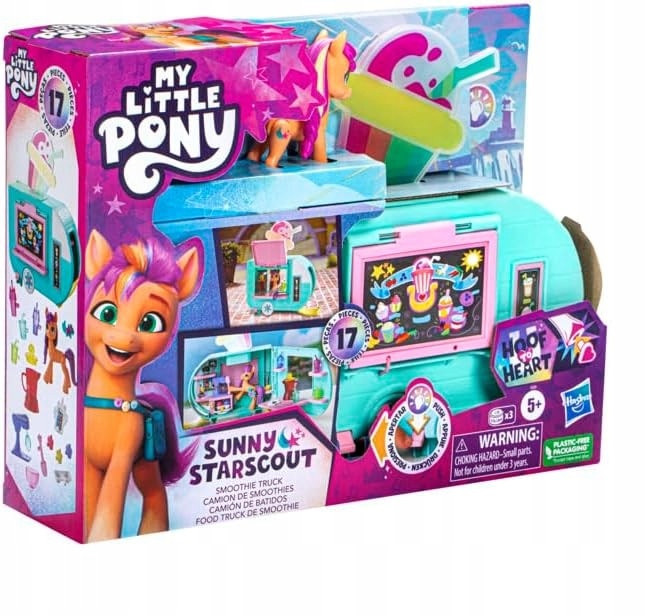 MY LITTLE PONY CIĘŻARÓWKA SMOOTHIE + KUCYK SUNNY zestaw do zabawy