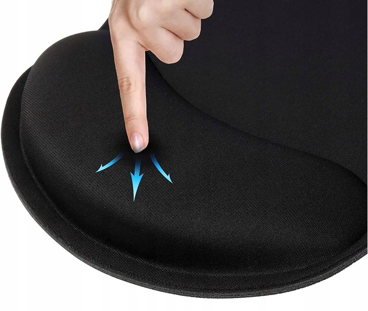 ŻELOWA PODKŁADKA POD MYSZ MYSZKĘ NADGARSTEK ERGONOMICZNA ZESTAW ŻEL MEMORY