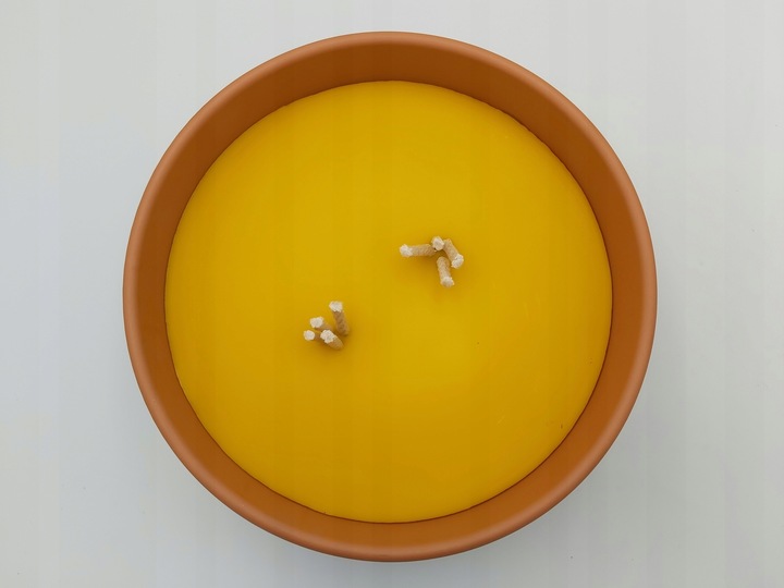 Znicz CERAMICZNY WSZYSTKICH SWIETYCH gliniak gliniany retro kopciuch DUZY