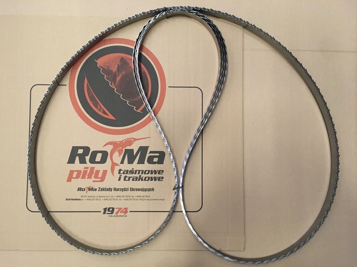 PIŁA TAŚMOWA DO DREWNA 40x1,1X4005 CARBON Ro-Ma