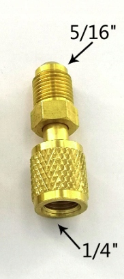 Redukcja klimatyzacji 1/4 5/16 R410a R32 wew-zew