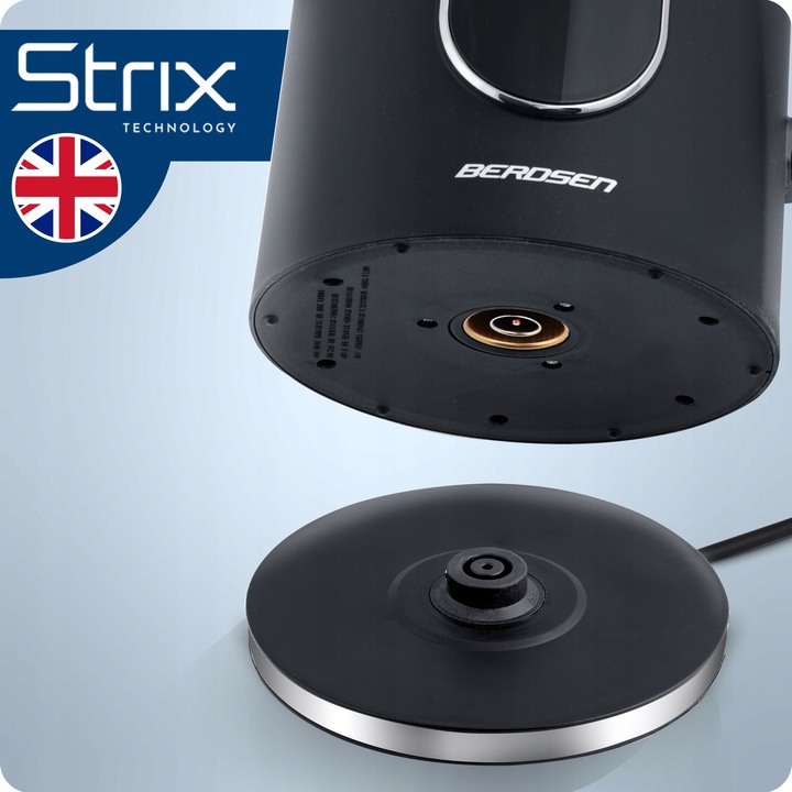 CZAJNIK ELEKTRYCZNY REGULACJA TEMPERATURY 2200W PANEL DOTYKOWY 1,7L BERDSEN