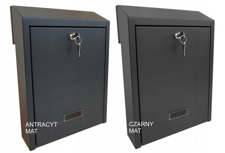 SKRZYNKA NA LISTY PRZELOTOWA DWUSTRONNA W3 + NAPIS