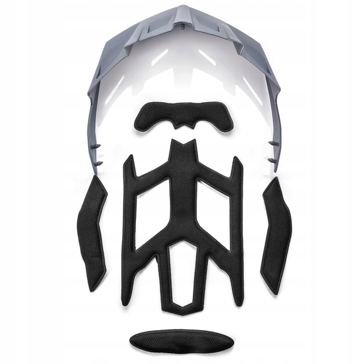 KASK ROWEROWY METEOR STREET M 55-58 IN-MOLD szary