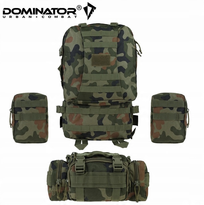 PLECAK WOJSKOWY TAKTYCZNY DOMINATOR SUPERPACK 50L MILITARNY MORO PL wz.93