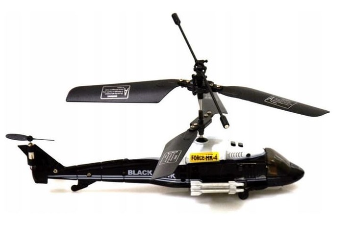 HELIKOPTER ŚMIGŁOWIEC ZDALNIE STEROWANY ŻYROSKOP BLACKHAWK HK-4 PODCZERWIEŃ