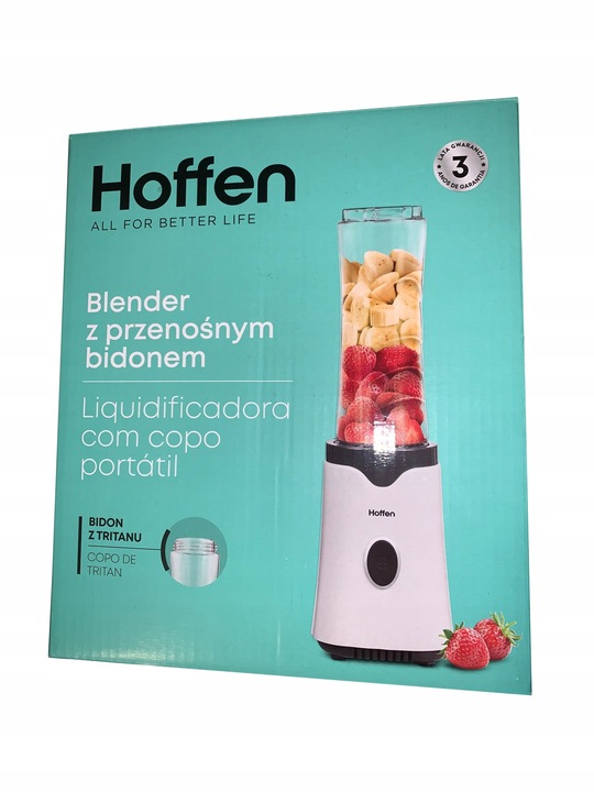 Blender Z Przenośnym Bidonem Hoffen FB-3025