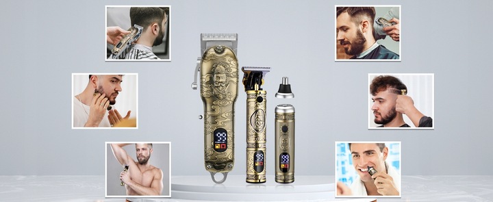 PROFESJONALNE MASZYNKI DO STRZYŻENIA TRYMER MĘSKI