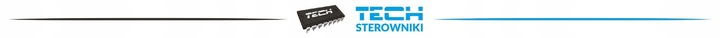 STEROWNIK REGULATOR TERMOSTAT POKOJOWY BEZPRZEWODOWY DWUSTANOWY TECH R-8 b