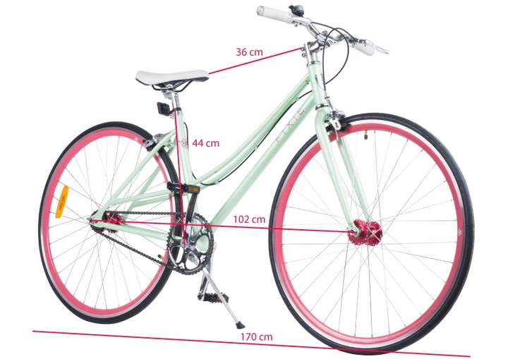 Rower FIXIE 700C damka OSTRE KOŁO