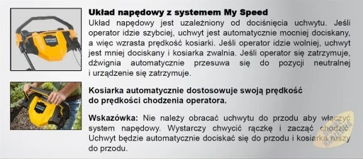 Kosiarka spalinowa z napędem Cub Cadet LM3 DR53S 4w1 MYSPEED z koszem MOCNA
