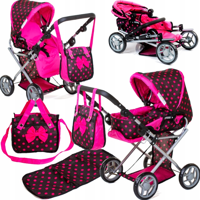 ZESTAW WÓZEK SPACERÓWKA GONDOLA KRZESEŁKO ŁÓŻECZKO