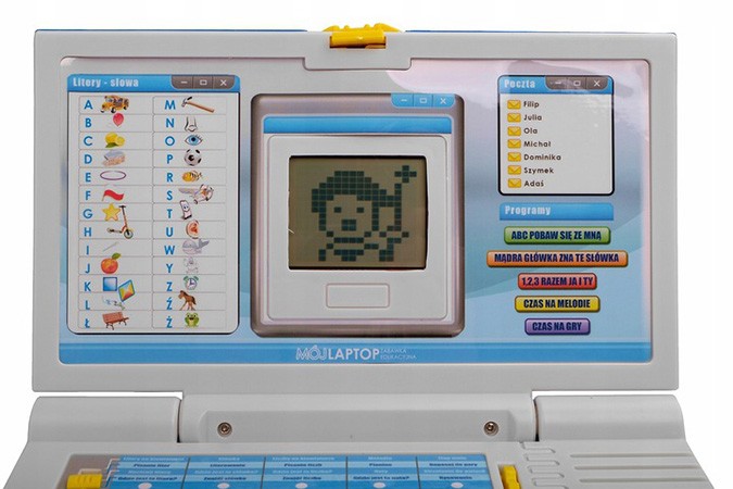 Laptop edukacyjny dla dzieci 20 programów komputer