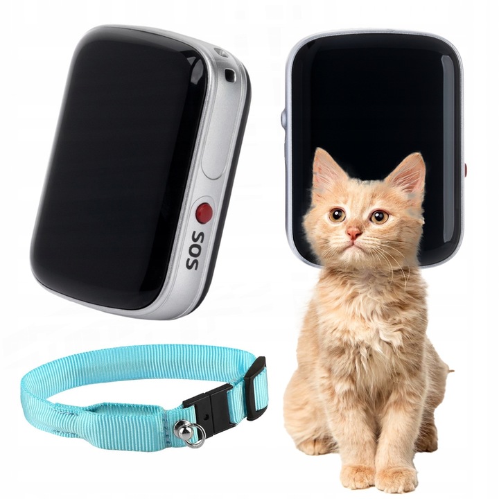 Bezpieczne Zwierzę LOKALIZATOR GPS DLA PSA KOTA APLIKACJA 1 miesiąc