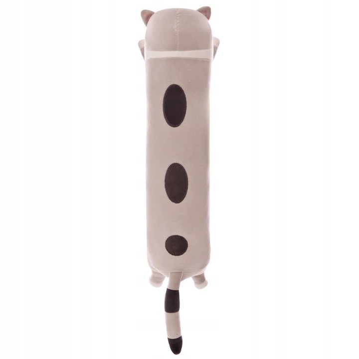 DŁUGI Kotek Poduszka Pluszak Kot Maskotka 70 CM