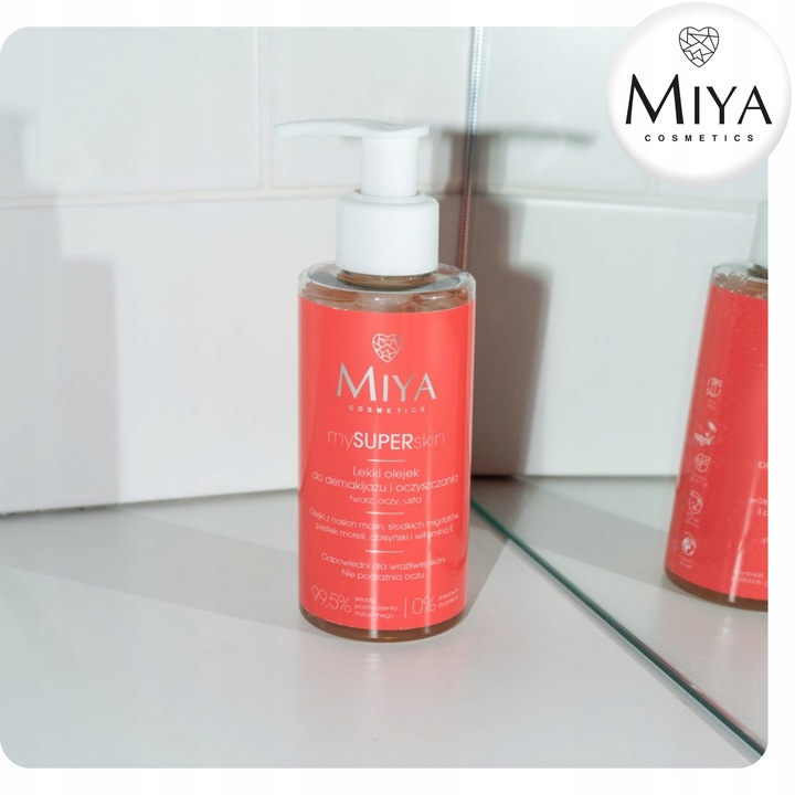 Lekki Olejek Do Demakijażu i Oczyszczania Twarzy/Oczu/Ust MIYA 140 ml