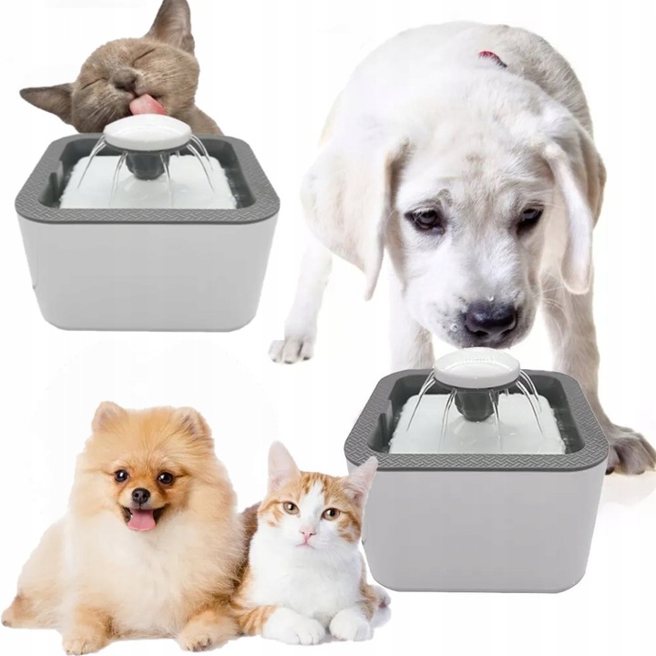 POIDEŁKO MISKA POIDŁO CICHA FONTANNA DLA KOTA PSA 2,5L