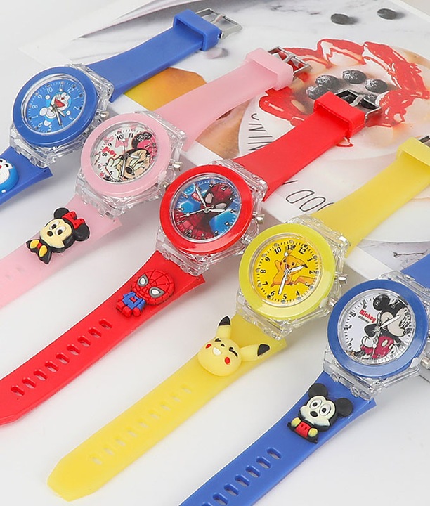 zegarek dziecięcy wskazówkowy LED dla dzieci POKEMONY świecący PIKACHU