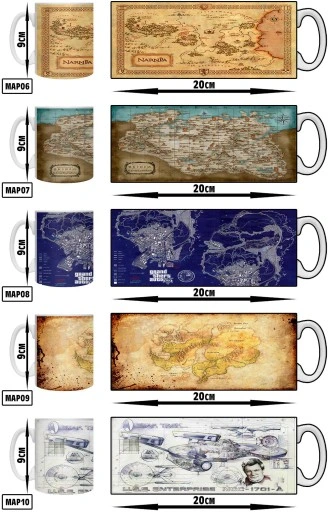 MAGICZNY KUBEK HARRY POTTER MAPA HUNCWOTÓW MIKOŁAJ