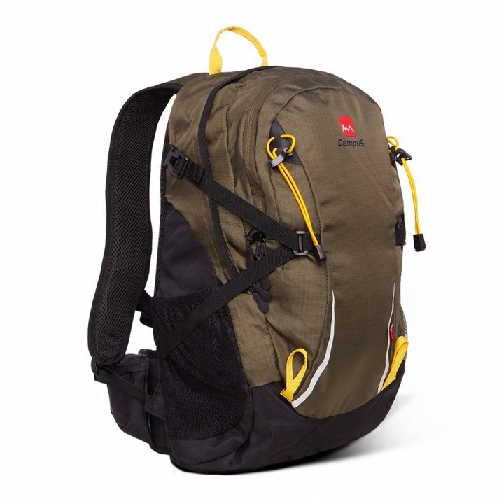 WYGODNY WENTYLOWANY PLECAK MIEJSKI CAMPUS MULLACO | POJEMNOŚĆ 30L | ŻÓŁTY
