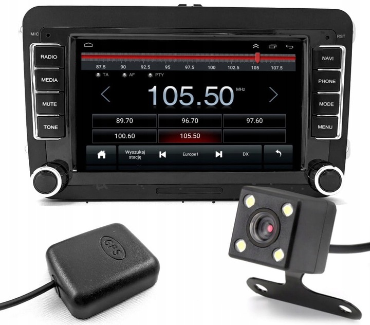 RADIO 2DIN NAWIGACJA GPS VW PASSAT GOLF SUPERB TOURAN TIGUAN CADDY ANDROID
