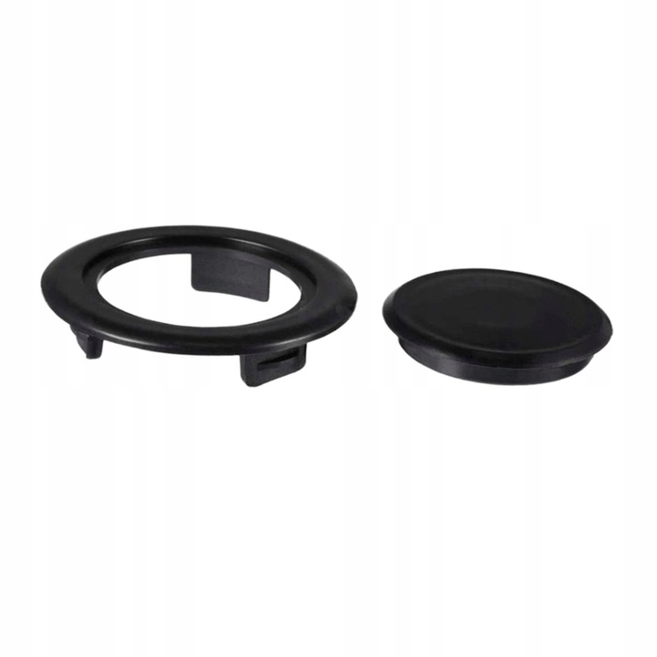 Patio Table Umbrella Hole Ring and Cap Set Umbrella Hole Ring Plug Black