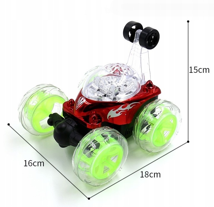 Samochód TWISTER Zdalnie Sterowany AKROBATA 360 Tańczący AUTO Kaskader