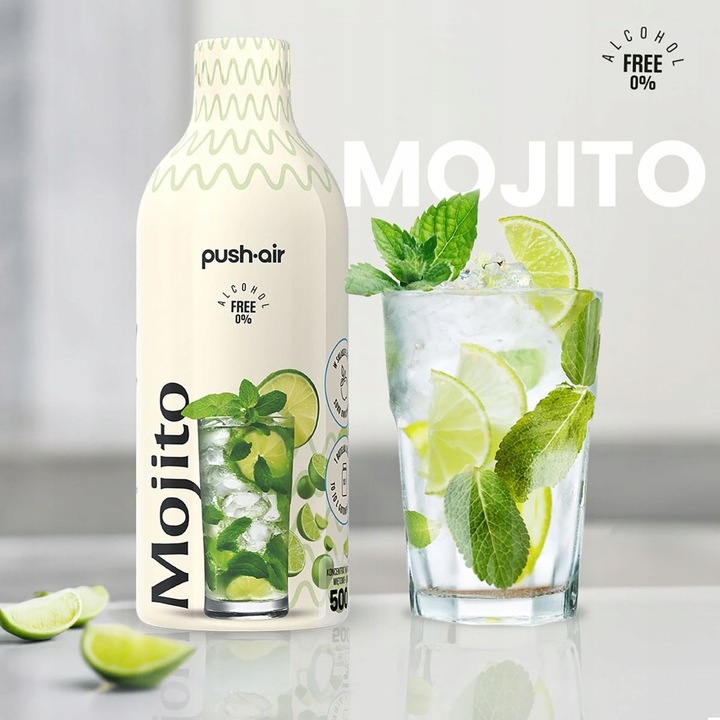 NABÓJ CYLINDER CO2 BUTLA DO SATURATORA DAFI + KONCENTRAT SYROP MOJITO