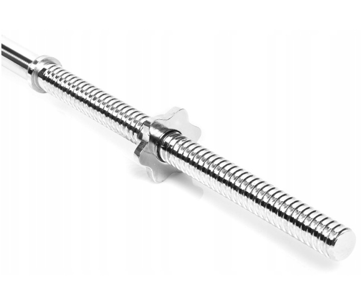 Gryf prosty 180CM / 28MM stalowy sztanga do ćwiczeń zaciski gwintowany
