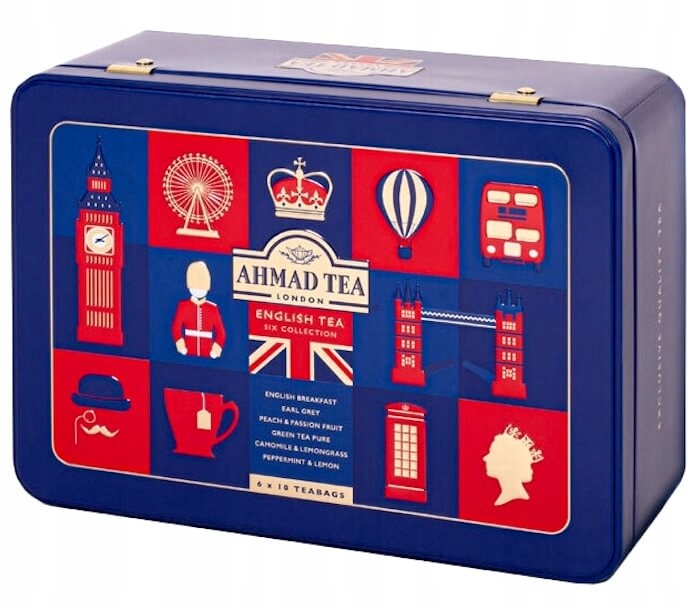 Ahmad Tea Six Collection zestaw herbat w puszcze bombonierka 6 smaków