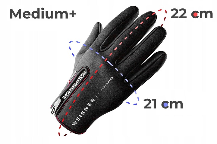 REKAWICZKI WEISNER DO SMARTFONA ROWEROWE DOTYKOWE