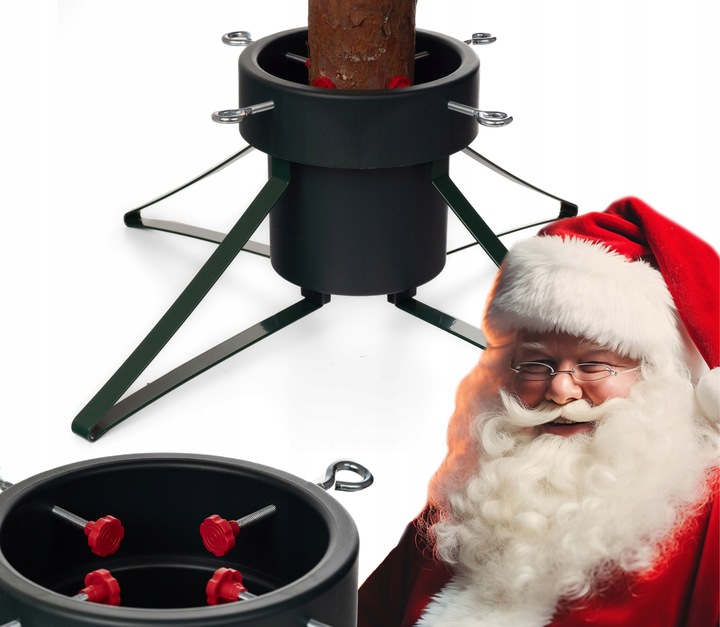 Stojak CHOINKOWY DUŻY XXL metalowy pod choinkę podstawka drzewko pojemnik