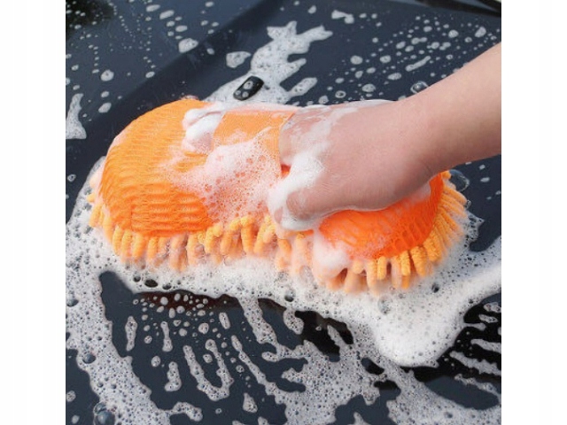 Gąbka do mycia samochodu z mikrofibry