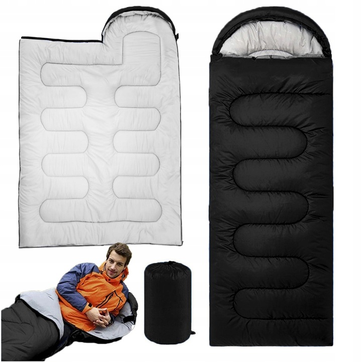 ŚPIWÓR TURYSTYCZNY KOŁDRA MUMIA KOKON LEKKI PRZENOŚNY