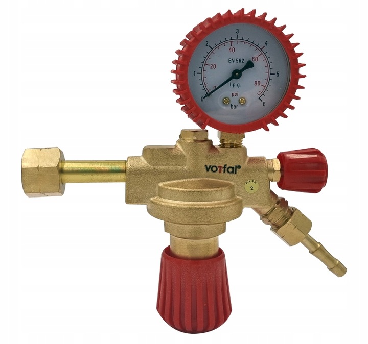 REDUKTOR BUTLOWY GAZU LPG PROPAN-BUTAN Z MANOMETREM REDUKCJA PALNIK GAZOWY